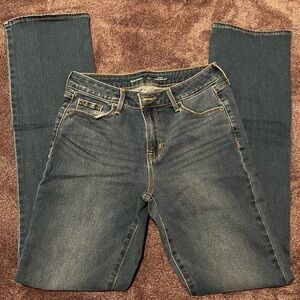 Old navy mid rise bootcut jeans 6 long